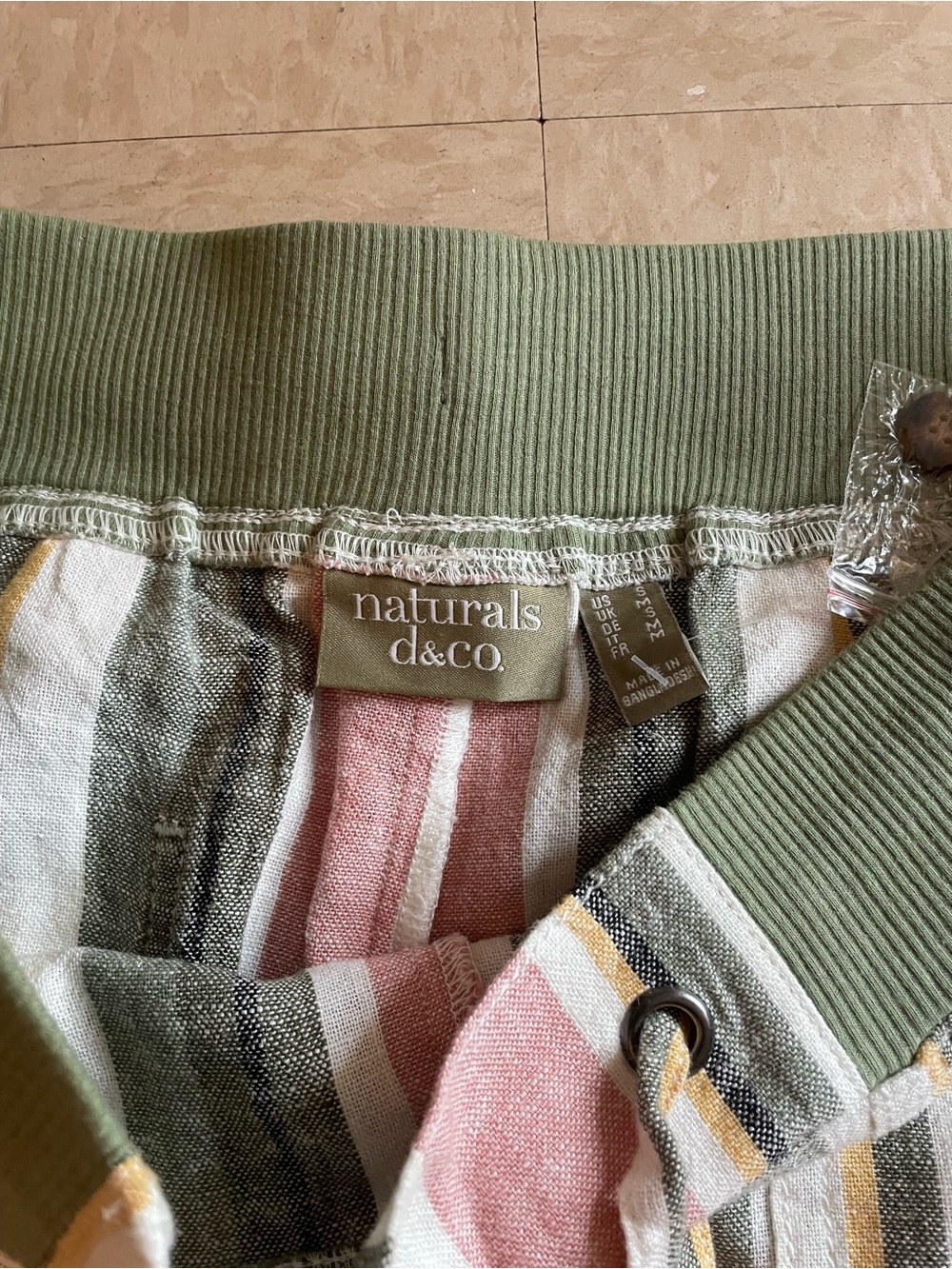 Green Striped Women’s Skort